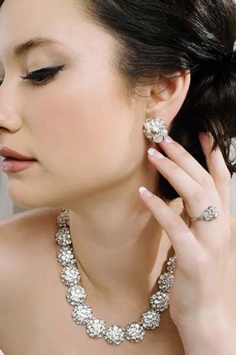 Sara Gabriel Style Celeste Earrings | Sara Gabriel #1 Ivory/Silver thumbnail