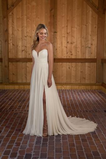 Essense of Australia Style D3636 | Essense of Australia #2 (IV-PL) Ivory Gown w Porcelain Tulle Plunge thumbnail